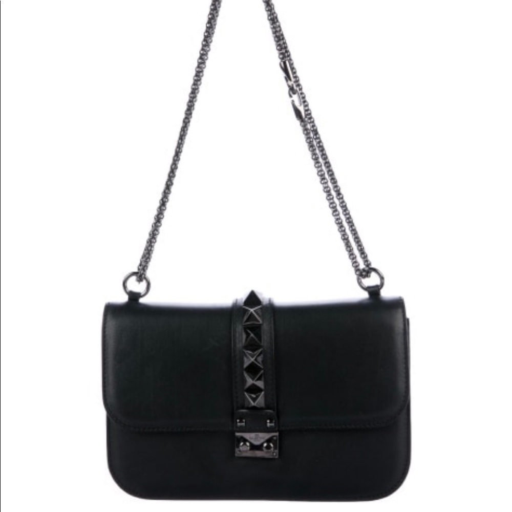 Valentino Noir Glam Rock Bag